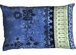 Kissenbezug CASATEX "Indi", blau, B:80cm L:40cm, Satin, Obermaterial: 100% Baumwolle, Kissenbezüge, Kissenbezug, Kissenbezug mit Ornamenten, passend zur Bettwäsche in Qualität Satin