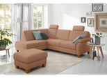 Ecksofa HOME AFFAIRE "Borkum L-Form, B: 249 cm - OTTO. Verlässliche Qualität.", braun, B:249cm H:87cm T:189cm, Struktur (100% Polyester);Luxus-Microfaser ALTARA NUBUCK (100% Polyester);MELROSE (100% Polyester);Luxus-Microfaser Toro (100% Polyester), Sofas, Ecksofa, optional Bettfunktion, Federkern
