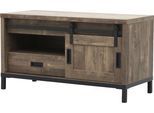 TV-Schrank OMG DESIGN "Stanley Lowboard", braun (espresso), B:120cm H:60cm T:45cm, Holzwerkstoff, Schränke, TV-Schrank, mit Schiebetür, Breite 120 cm, in zwei Breiten