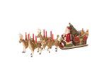 Dekofigur VILLEROY & BOCH "Santa's Schlittenfahrt Christmas Toys Memory bunt", bunt, Dekofiguren, Dekofigur