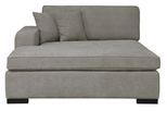 Sofaelement HOME AFFAIRE "Skara XXL", beige (dunkelbeige), B:140cm H:86cm T:190cm, 100% Polyester, Polsterelemente, Sofaelement, Modul XXL - zum eigenen Zusammenstellen, Armlehne links/rechts wählbar