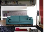 Schlafsofa BALI "Norwalk, Dauerschläfer", blau (türkis), B:232cm H:83cm T:100cm, Sofas, Schlafsofa, in 140er und 160er Breite, 3 Varianten, auch mit Ergoflex-Lattenrost