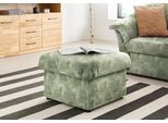 Hocker DOMO COLLECTION "Pegnitz", grün, B:60cm H:39cm T:60cm, 100% Polyester, Hocker, Hocker