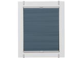 Wabenplissee SUNLINES "One Size Style Honeycomb VD", blau (blau, grau, grau), B:75cm H:160cm, Obermaterial: 85% Polyester, 15% sonstige Fasern, Plissees, Wabenplissee, Zubehörfarbe grau, zum Klemmen