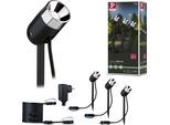 LED Gartenstrahler PAULMANN "Plug & Shine", grau (anthrazit), H:31cm T:8cm Ø:5cm, Leuchten, LED Gartenstrahler, LED-Modul, 3000K 24V Anthrazit