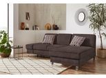 Ecksofa SIT & MORE "Clio L-Form", braun, B:246cm H:89cm T:165cm, Sofas, Ecksofa, wahlweise mit Bettfunktion oder Vorziehsitz und Bettkasten, Federkern