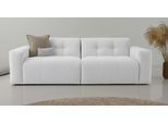 3-Sitzer OTTO HOME "Tapley", beige (sand), B:220cm H:73cm T:93cm, 100% polyester, Sofas, 3-Sitzer, Breite 220 cm,Boucle, Struktur fein, mit Knopfsteppung, bodentief