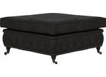 Polsterhocker HOME AFFAIRE "Aarburg", grau (anthrazit), B:100cm H:50cm T:70cm, 100% Polyester, Hocker, Polsterhocker, passend zur Serie "Aarburg"