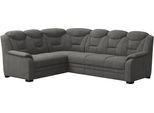 Ecksofa COTTA "Marcus L-Form", grau (anthrazit), B:263cm H:99cm T:211cm, 100% Polyester, Sofas, Ecksofa, wahlweise mit Bettfunktion & Stauraum