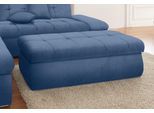 Hocker DOMO COLLECTION "NMORIC", blau, B:136cm H:43cm T:64cm, Chenille (85% Polyester, 15% Acryl);Luxus-Microfaser (100% Polyester);Struktur ( 100% Polyester);Microfaser PRIMABELLE (100% Polyester), Hocker, Hocker, mit Stauraumfach, auch in Cord