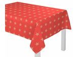 Tischdecke WIRTH "Felino" Gr. 3, rot, B:130cm L:160cm, Baumwolle, Polyester, Tischdecken, Tischdecke