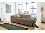 2-Sitzer HOME AFFAIRE "Noord mit Kedernaht, Breite 227 cm", braun, B:227cm H:71cm T:96cm, 92% Polyester; 8% Nylon, Sofas, 2-Sitzer, Cord, Struktur, Webstoff, mit Wellenunterfederung, Massivholzrahmen