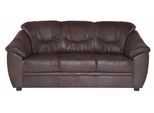 3-Sitzer HOME AFFAIRE "Savona, B: 198 cm", braun (schoko), B:198cm H:90cm T:90cm, Sofas, 3-Sitzer, mit Federkern