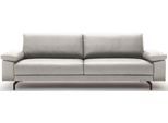 2,5-Sitzer "CR.450 elegantes Designsofa mit hohem Sitzkomfort", grau (seidengrau), B:200cm H:85cm T:95cm, CREATION BY ROLF BENZ, Sofas, 2 5-Sitzer