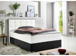 Boxspringbett MAINTAL, weiß, L:210cm, Bezug Microfaser aus 100% Polyester, Komplettbetten, Boxspringbett, mit Bettkasten und Topper