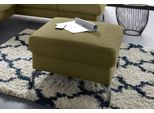 Hocker SIT & MORE "Percy", grün, B:72cm H:46cm T:72cm, Hocker, Hocker, Fußhöhe 15cm, wahlweise mit unterschiedlichen Fußfarben