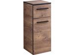 Unterschrank SAPHIR "Quickset 374 Badschrank, 1 Tür, 1 Schublade, inkl. Türdämpfer", braun (eiche ribbeck quer nachbildung), B:30cm H:72cm T:33cm, Holzwerkstoff, Schränke, Unterschrank, Badezimmer-Unterschrank, Eiche Ribbeck quer Nachbildung, 30 cm breit