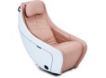 Massagesessel SYNCA, beige, Sessel, Damen, Kunstleder, LED-Beleuchtung,Lederoptik,mit Kissen,mit Massagefunktion, Massagefunktion, B/H/T: 56cm x 66cm x 117cm, Massagesessel, B:56cm H:66cm T:117cm