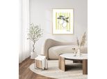 Kunstdruck S.OLIVER "Zitronen "Squeeze the day", farbe rahmen: beige, B:30cm H:40cm T:2,5cm, Holz, Papier, Plexiglas, Bilder, Kunstdruck, gerahmt, Rahmen aus Holz, Echtholz