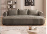 Big-Sofa HOME AFFAIRE "LUSSAC 4-Sitzer Design-Sofa mit Zierkissen, Maße B/T/H: 242/123/78 cm", braun, B:242cm H:78cm T:122,5cm, 100% Polyester, Sofas, Big-Sofa, hoher Sitzkomfort und modernes Design, Sofa ohne Bettfunktion