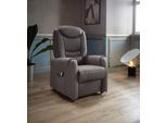 TV-Sessel SIT & MORE "Morten", braun (mokka), B:76cm H:115cm T:78cm, NaturLEDER (echtes Rindsleder);Luxus-Microfaser (100% Polyester);Luxus-Kunstleder, Sessel, TV-Sessel, in Größe L, wahlweise mit Motor und Aufstehhilfe