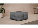 Polsterhocker "TALISHA Sitzhocker, moderne Steppung, Maße: 84/93/43 cm", grau (anthrazit), B:84cm H:43cm T:93cm, 100% Polyester, LEGER HOME BY LENA GERCKE, Hocker, Polsterhocker, hoher Sitzkomfort, gemütlich und modern, aufwendig gepolstert