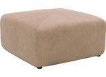 Polsterhocker HOME AFFAIRE "Gerrid", rosa (rose), B:85cm H:42cm T:85cm, 100% Polyester, Hocker, Polsterhocker, Cord-Bezug, passend zur Modulserie "Gerrid"