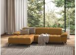 Ecksofa SIT & MORE "Cool L-Form", gelb (senf), B:290cm H:79cm T:185cm, Sofas, Ecksofa, wahlweise mit Kopfteilverstellung und Vorziehsitz, motorisch