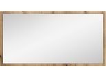 Spiegel HOME AFFAIRE "TATIO,106x55x2 cm, große Spiegelfläche", evoke oak nachbildung, spiegelglas, B:106cm H:55cm T:2cm, Holzwerkstoff, Spiegelglas, Spiegel, Spiegel, Garderobenspiegel, Flurspiegel
