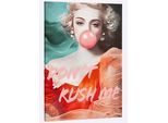 Bild, orange (farbe bild(er): orange, bunt), B:70cm H:100cm T:3,5cm, Bilder, Bild
