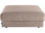 Sofa-Mittelelement HOME AFFAIRE "Bloomfield Mega Hocker in 2 Größen", beige (portabella), B:109cm H:43cm T:114cm, 100% Polyester, Polsterelemente, Sofa-Mittelelement, passende Erweiterung zur Serie "Bloomfield", als Mittelelement passend