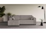 Ecksofa HOME AFFAIRE "TAMMO", grau (taupe), B:233cm H:80cm T:162cm, 100% Polyester, Sofas, Ecksofa, L-Form