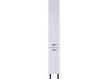 Apothekerschrank KOCHSTATION "KS-Cara", weiß (weiß, weiß), B:30cm H:211,8cm T:58,4cm, Schränke, Apothekerschrank, mit 2 Vollauszügen und 5 Ablagen, höhenverstellbare Füße, Breite 30 cm