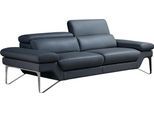 2,5-Sitzer EGOITALIANO "Princess, Designsofa und super bequem, tolle Detailverarbeitung", grau (smoke), B:236cm H:95cm T:108cm, Leder BULL (Echtes Rindsleder). Geschliffenes, pigmentiertes und behandeltes Rindsleder mit einer Dicke von 1, 3-1, 5 mm. Es handelt sich um ein weiches, geschütztes Leder. Eine leichte Deckschicht schützt sie vor Flecken, ohne ihre ursprünglichen Eigenschaften zu verände