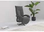 TV-Sessel SIT & MORE "Amica, inkl. Kopfteilverstellung & Drehfunktion", grau, B:74cm H:112cm T:82cm, 90% Polyester, 10% Polyamid, Sessel, TV-Sessel, wahlweise mit 2 Motoren, Akku und Aufstehhilfe