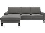 Ecksofa HOME AFFAIRE "Lecce, L-Form, Federkernpolsterung, Breite 224 cm", grau (anthrazit), B:224cm H:86cm T:164cm, 100% Polyester, Sofas, Ecksofa, inkl. saugroboterfreundliche Höhe & schmale Armlehnen