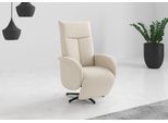 TV-Sessel SIT & MORE "Glendale", beige (creme), B:75cm H:112cm T:82cm, 95% Polyester, 5% Polyamid, Sessel, TV-Sessel, wahlweise mit Aufstehhilfe, 2 Motoren und Akku