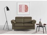 2-Sitzer SIT & MORE "Arngast", grün (olive), B:156cm H:84cm T:93cm, Sofas, 2-Sitzer, inklusive Federkern und Kopfteilverstellung
