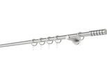 Gardinenstange MYDECO "20mm Rillcube Wandträger 6,5 cm", silber (edelstahlfarben), L:240cm, Gardinenstangen, Gardinenstange