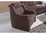 Sessel SIT & MORE "Basel", braun (mokka), B:85cm H:98cm T:95cm, Luxus-Microfaser (aus 100% Polyester);NaturLEDER (echtes Rindsleder);SOFTLUX-Kunstleder;Altara Nubuck, die kuschelweiche Luxus-Microfaser (aus 100% Polyester), Sessel, Sessel