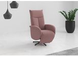 TV-Sessel SIT & MORE "Glendale", rosa (aubergine), B:75cm H:112cm T:82cm, 100% Polyester, Sessel, TV-Sessel, wahlweise mit Aufstehhilfe, 2 Motoren und Akku