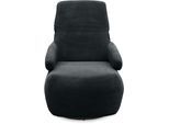 Sessel DOMO COLLECTION "700015 mit Rückenverstellung und Drehfunktion", schwarz, B:68cm H:67cm T:88cm, 100% Polyester, Sessel, Sessel, wahlweise auch mit Wippfunktion, Drehsessel