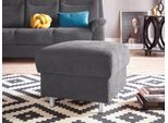 Hocker SIT & MORE "Boccaccio", grau, B:58cm H:46cm T:58cm, Kunstleder SOFTLUX;Luxus-Microfaser (90% Polyester, 10% Polyamid);Flachgewebe (100% Polyester), Hocker, Hocker