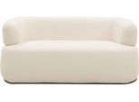 2-Sitzer DOMO COLLECTION "800012 Designsofa, komfortabel und elegant, organische Formensprache", beige (creme), B:160cm H:71cm T:86cm, 100% Polyester, Sofas, 2-Sitzer, Formschöner 2-Sitzer