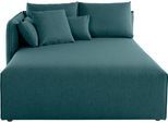 Ottomane OTTO HOME "Nöre", blau (petrol), B:138cm H:86cm T:168cm, 100% Polyester, Sofas, Ottomane, Lounge-Modul - zum eigenen Zusammenstellen, Breite 138cm, Tiefe 168cm