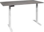 Schreibtisch MÄUSBACHER "Big System Office", weiß (weiß matt, graphit, weiß matt, graphit), B:160cm, Tische, Schreibtisch, Breite 160 cm, elektrisch höhenverstellbar