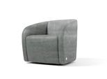 Sessel EGOITALIANO "Charlottaas Clubsessel, Designsessel, modern und zeitlos, bequem", grau (steingrau), B:73cm H:73cm T:76cm, Luxus-Micofaser Lederoptik (100% Polyester) ist ein neues technisches Gewebe mit einem visuellen und taktilen Aspekt, der dem Nubuk sehr nahe kommt, mit innovativen Eigenschaften. Seine außerordentliche Weichheit kommt von einem exklusiven Produktionsprozess, der Unreinhei