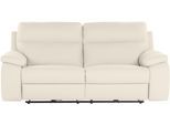 3-Sitzer CALIA ITALIA "Primo, hoher Sitzkomfort mit tollem Design", weiß (bianco), B:205cm H:100cm T:95cm, Sofas, 3-Sitzer, in Leder, optional mit elektrischer Relaxfunktion
