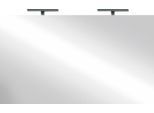 Badspiegel WELLTIME "Neutral", transparent (weiß, neutral), B:120cm H:75cm T:3cm, Spiegelglas, Spiegel, Badspiegel, Spiegel mit Beleuchtung LED, Breite 120, Höhe 75 cm