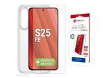 DISPLEX Displayschutzglas "Real Glass Screen Protector inklusive Case", transparent, B:9cm H:1,2cm T:20mm, Displayfolien, Displayschutzfolie, Schutzfolie, Bildschirmschutz, kratz- & stoßfest, Displayschutzglas